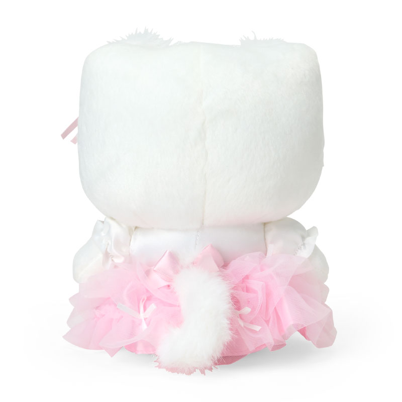 White Cat Ballerina Hello Kitty Plush