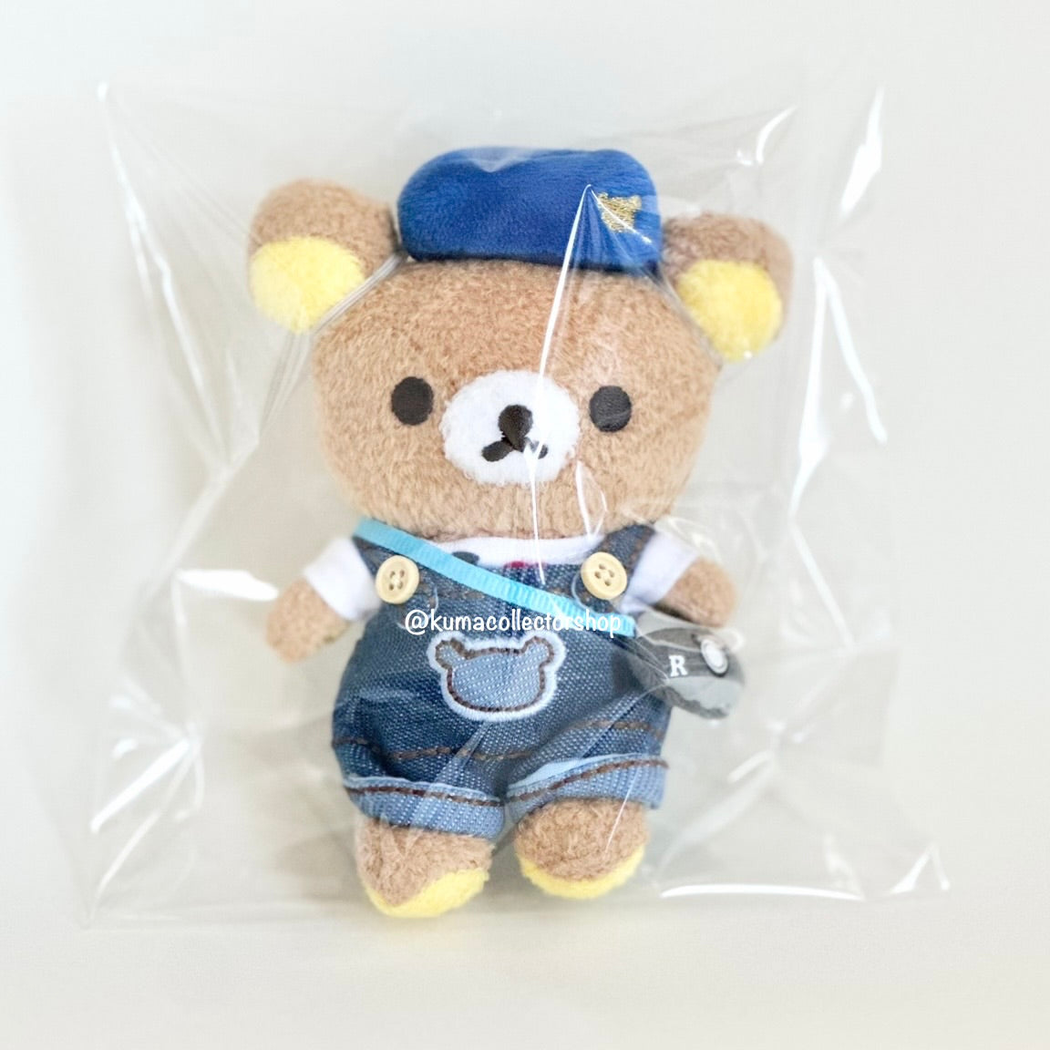 Always Together Rilakkuma- Fuzzy Mascot & Denim Outfit