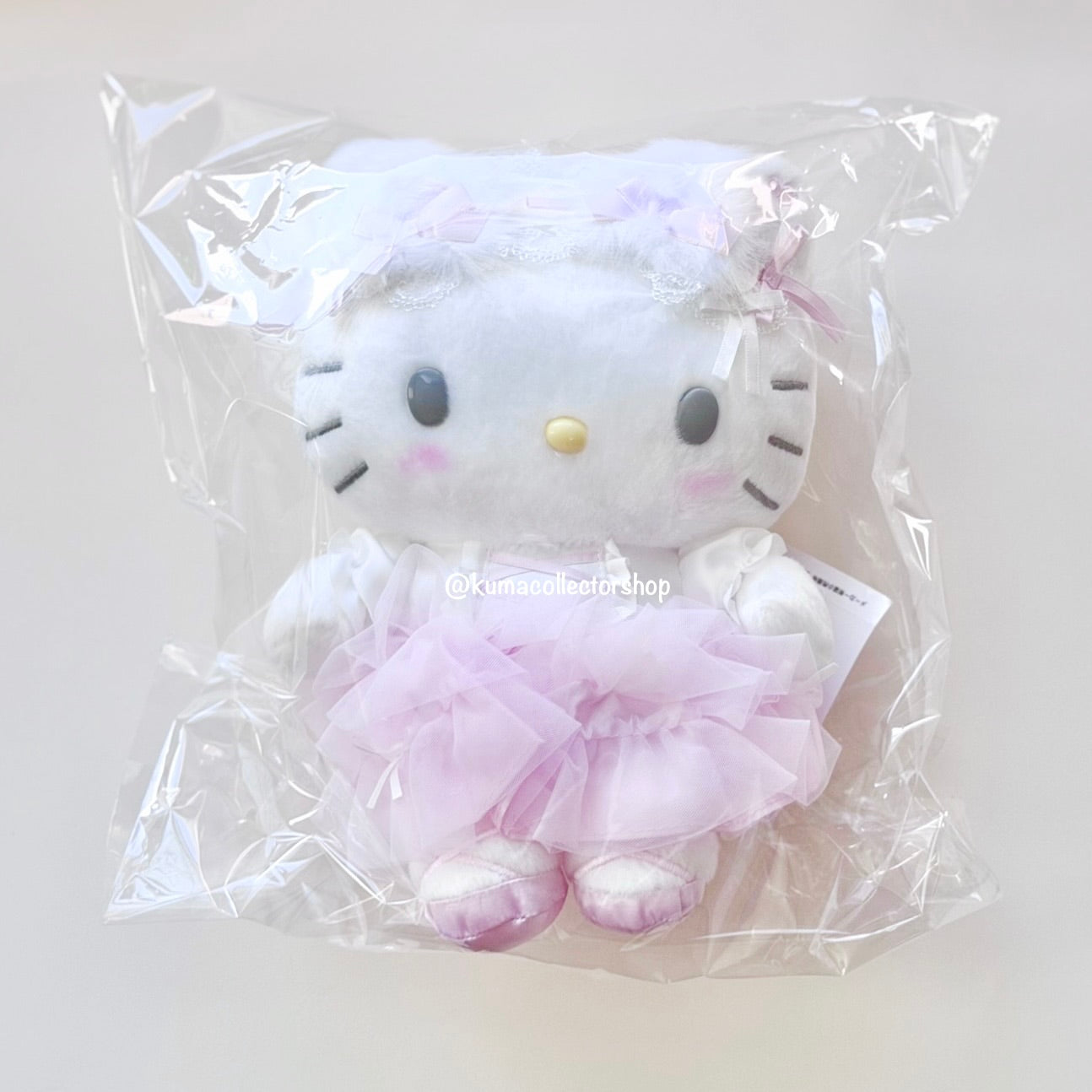 Hello Kitty White Cat Ballerina Plush