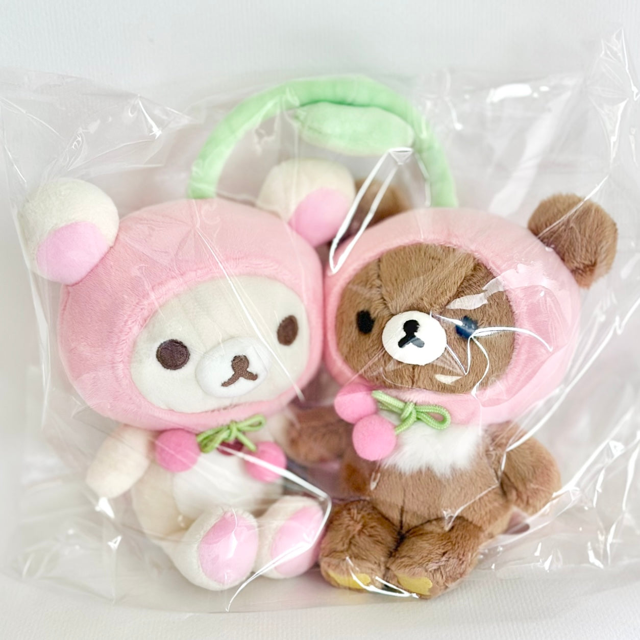 Korilakkuma & Chairoikoguma Fruit Friends (Cherries) Plush