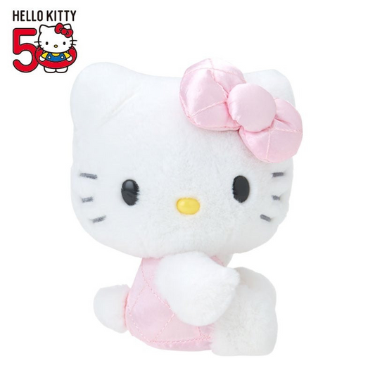 Hello Kitty 50th Anniversary Plush Pink Quilted Ver.